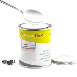 superflex Grundierung ideal für superflex Produkte, weiß, 750 ml, für eine Fläche von ca. 6 m²