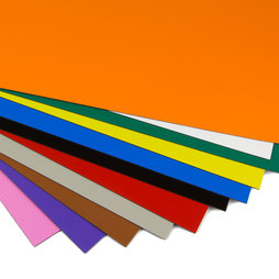 MS-A4, Foglio magnetico colorato, per etichettare e per il fai-da-te, formato A4