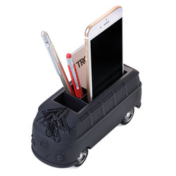 M-OFFICE-BUSBK, Forever T1 nero, fermacarte, portagraffette, portapenne