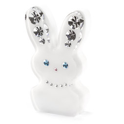 LIV-93, Diamond Rabbit, calamita da frigo coniglio, con cristalli Swarovski