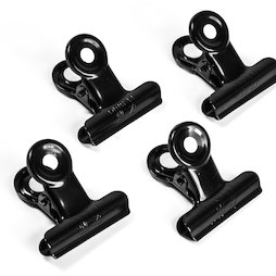 LIV-100, Mollette magnetiche piccole, nero, set da 4