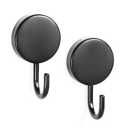 LIV-101, Ganci magnetici neri, con rivestimento antiscivolo, set da 2