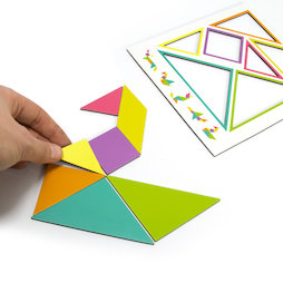 LIV-107, Tangram, foglio magnetico colorato