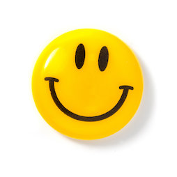 LIV-124, Smiley 'Boy', plastificato, giallo