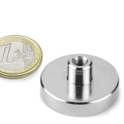 TCN-32, Potmagneet met draadbus Ø 32 mm, schroefdraad M5
