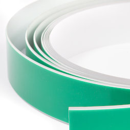 M-FERROTAPE, Nastro metallico autoadesivo bianco, supporto autoadesivo per magneti, larghezza 35 mm