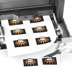 MIP-A4-01, Carta magnetica lucida, da stampare, formato A4, set da 10