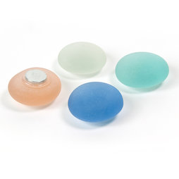 SALE-122, ZEN, magnetic stone made of glass, set of 4