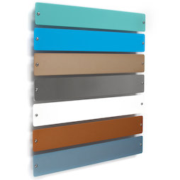 MB-16, Barra magnetica 35 cm, supporto per magneti, da avvitare, incl. 6 potenti magneti