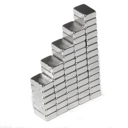 Q-06-04-02-HN, Parallelepipedo magnetico 6 x 4 x 2 mm, neodimio, 44H, nichelato