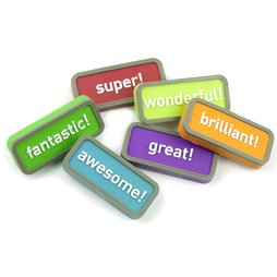 LIV-36, Super Awesome, magneti decorativi gommati, in 6 diversi colori