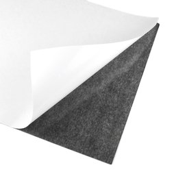 MS-A4-STIC, Foglio magnetico autoadesivo, formato A4, da ritagliare & incollare, grigio-nero