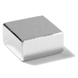 Q-30-30-15-N, Parallelepipedo magnetico 30 x 30 x 15 mm, neodimio, N45, nichelato